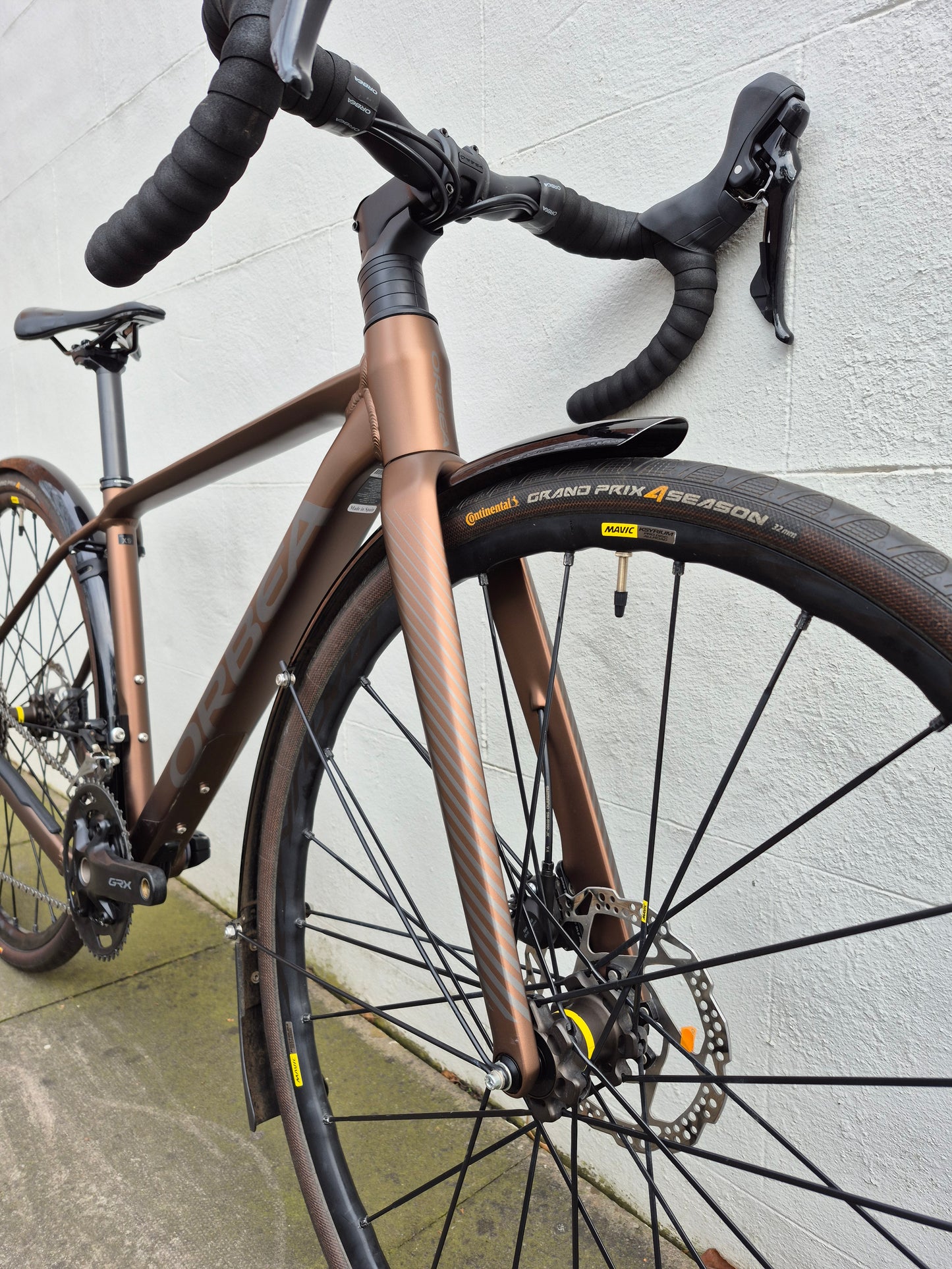 Used ORBEA Terra H40 XS - Copper. with Upgraded Mavic Wheels.